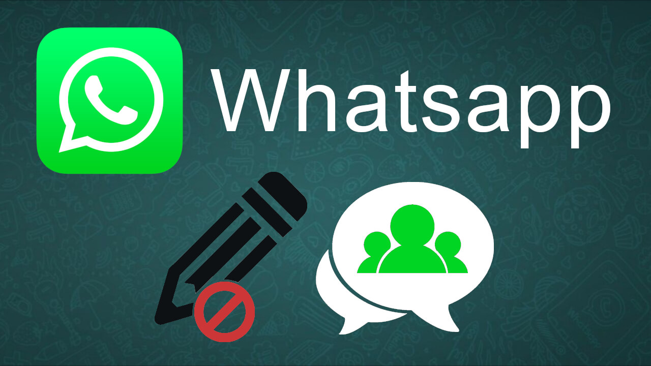 Whatsapp Evitar El Cambio De Foto Y Nombre De Un Grupo